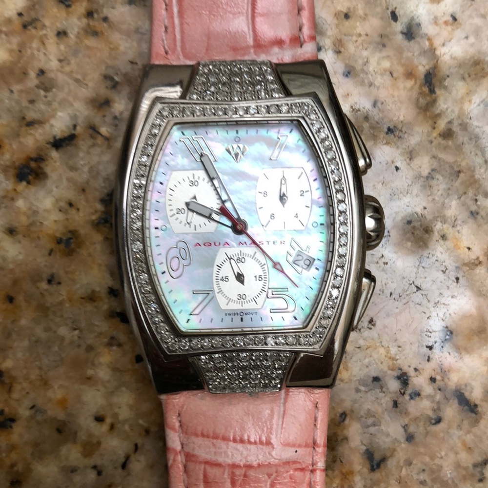Aqua master diamond watch